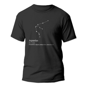 Horoscope T-shirt - Black