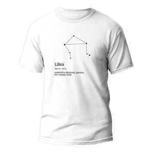 Horoscope T-shirt - White